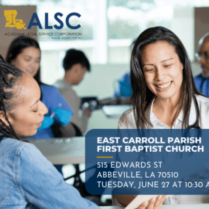 ALSC East Carroll Health Fair