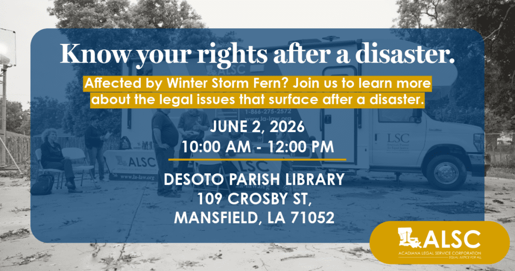 June 2 2026 Know your rights DeSoto Library